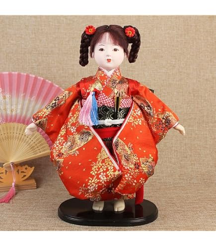 Amazon | 市松人形 齊藤公司作 江戸木目込み ミニ松 820859 口閉じ